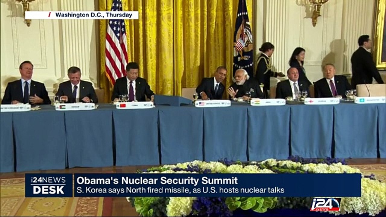 Pyongyang fires missile as Obama convenes nuclear security summit