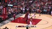 Hassan Whiteside And-One - Heat vs Blazers - April 2, 2016 - NBA 2015-16 Season