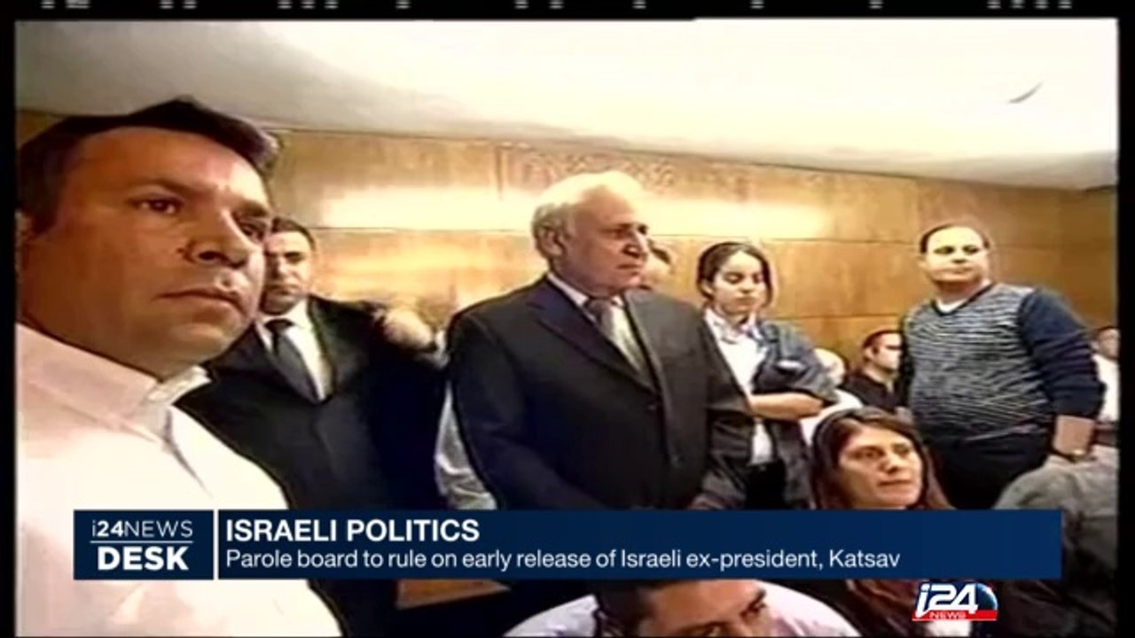 Parole board to rule on early release of Israeli ex-president, Katsav