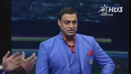 Shoaib akhter got angry on the host for making fun of Pakistan