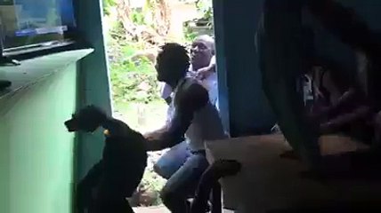 happy ness of daren sammy at home