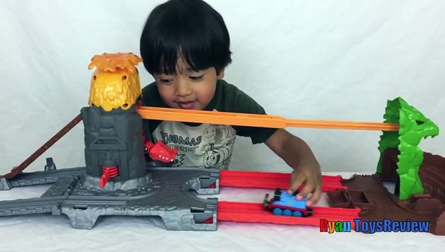 Thomas and Friends NEW TAKE N PLAY Daring Dragon Drop unboxing playtime with Minions Ryan