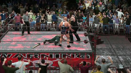 WWE 2K16 undertaker v angle v bane