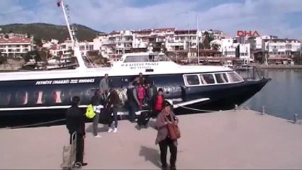 Datça'ya Turizm Sezonunun İlk Kafilesi Rodos'tan