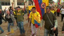 Colombia march: Protesters against FARC peace talks