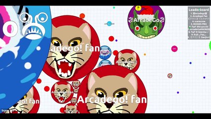 EPIC AGARIO BATTLE DESTROYING TEAMS IN AGARIO! (ArcadeGo Clan Best Agario TRICKSPLIT Moments)