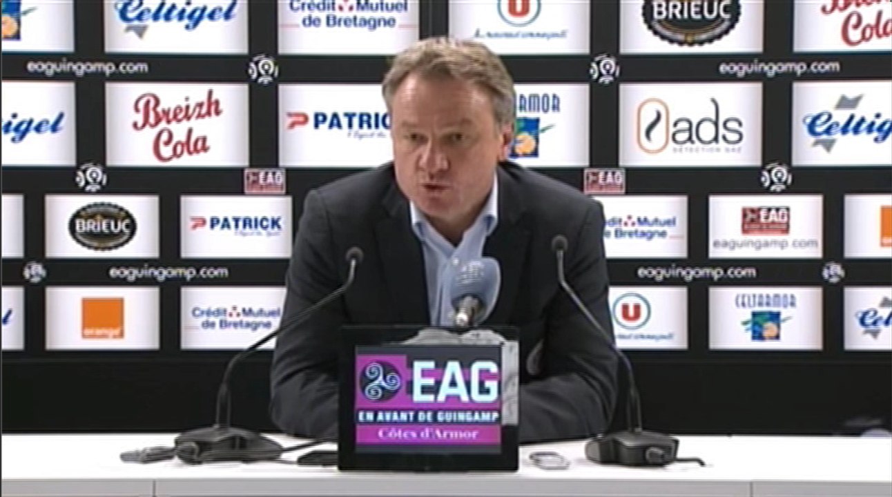 Frédéric Hantz après EAG 2-2 MHSC