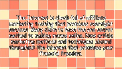 Affiliate Marketing Training for Newbie Affiliates