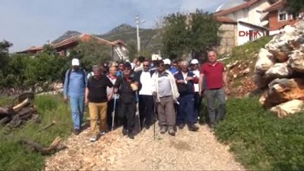 Likya Yolu'nda Yürüdü ve Sorunları Konuştular
