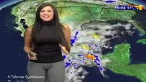 WATCH  Weather girl Susana Almeida has unfortunate wardrobe malfunction live on TV