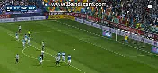 Bruno Fernandes Penalty Goal - Udinese 1 - 0 Napoli - 03.04.2016