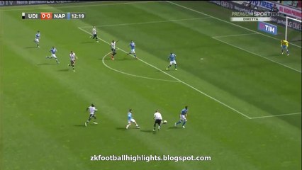 Bruno Fernandes 1-0 Penalty Goal HD - Udinese v. Napoli 03.04.2016