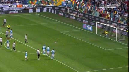 Bruno Fernandes Missed Penalty - Udinese vs Napoli