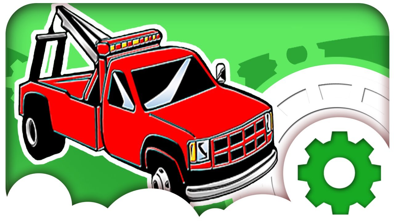 Мультфильмы для Детей. Эвакуатор, Автомойка и Автосервис. Гонки Машинок в городе. Трактор Павлик