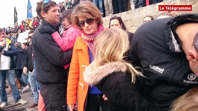 Voile. Transat Ag2r - La Mondiale : grosse ambiance sur les pontons à Concarneau