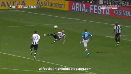 Bruno Fernandes 2:1 Super Goal HD - Napoli 2 - 1 Udinese 03.04.2016