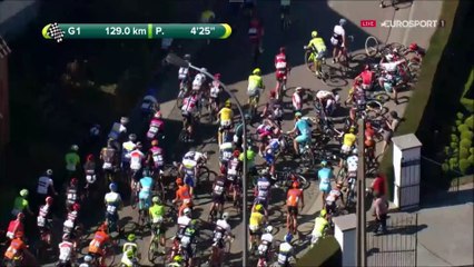Tour des Flandres 2016 Huge Crash