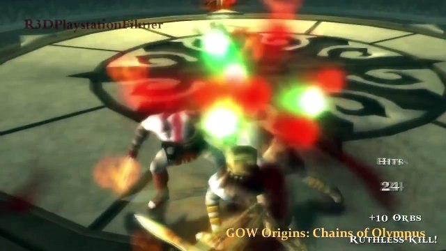 God of War Origins Collection: Chains of Olympus Walkthrough Part 9 - Grand Hallway (Hard)