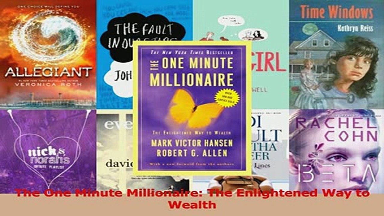 Download  The One Minute Millionaire The Enlightened Way to Wealth PDF Free