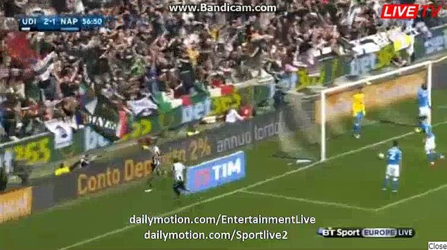 Cyril Thereau Incredible SKILLS & Goal - Udinese 3-1 Napoli Serie A