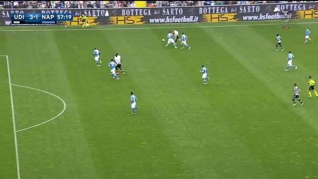 3-1 Cyril Théréau Goal Italy Serie A - 03.04.2016, Udinese Calcio 3-1 SSC Napoli