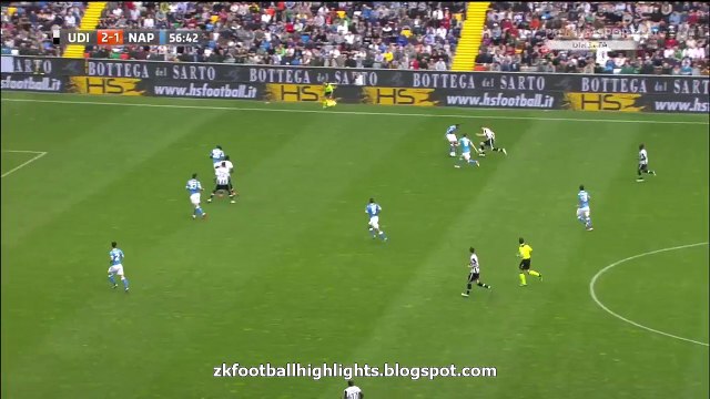 3-1 Cyril Théréau Goal HD - Udinese 3 - 1 Napoli 03-04-2016