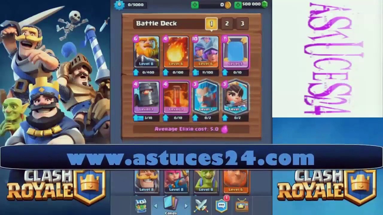 Clash Royale Gemmes Gratuites illimitès Triche Gratuit illimités