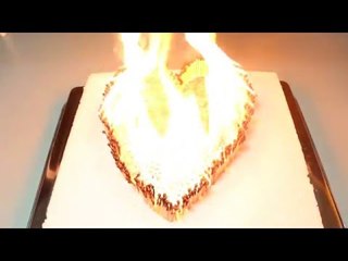 Heartbroken Lover Creates Burning Matchstick Display