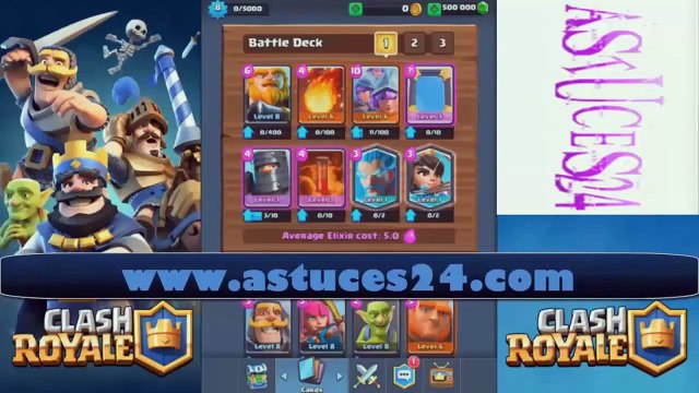 CLASH ROYALE Triche Astuce Gratuit illimités