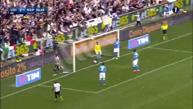Cyril Thereau Goal HD - Udinese 3-1 Napoli - 03-04-2016