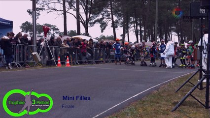 3 pistes 2016 Gujan F mini finale faux départ