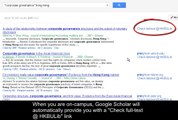 HKBU LibCast: Get Library Links in Google Scholar