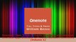 Download  Onenote Tips Tricks  Hacks Onenote user manuel OneNote app OneNote software Microsoft Download Full Ebook