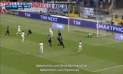 Luiz Adriano Penalty Goal HD - Atalanta 0-1 Milan Serie A