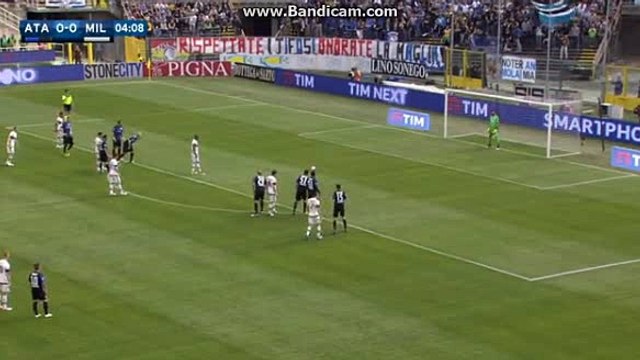 ADRIANO PENALTY GOAL 0:1 ATALANTA vs AC MILAN 03.04.2016