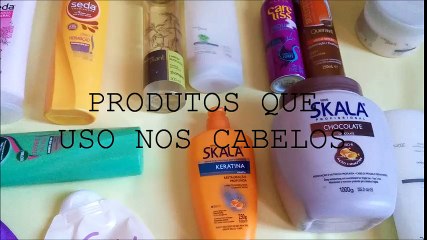 PRODUTOS QUE USO NOS CABELOS //