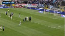 Luiz Adriano Scored Penalty 0-1 Atalanta vs  AC Milan