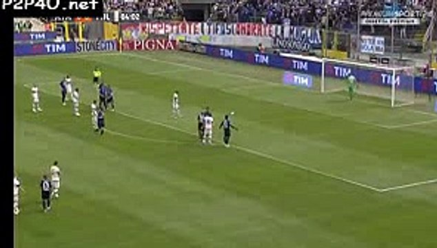 Luiz Adriano Penalty Goal - Atalanta 0-1 AC Milan - 03.04.2016 HD