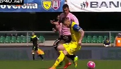 Fabrizio Cacciatore Goal -HD Chievo 1-0 Palermo - 03.04.2016