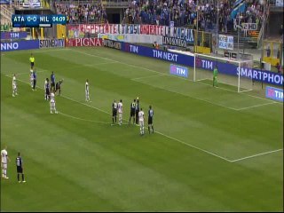 Adriano Penalty Goal -  0-1 Atalanta vs AC Milan 03.04.2016