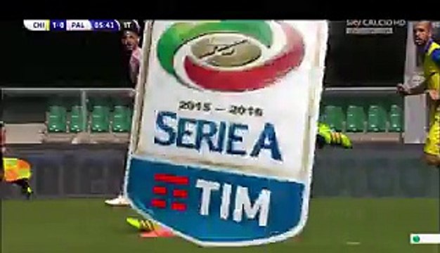 Fabrizio Cacciatore Amozing Goal HD - Chievo 1-0 Palermo - 03-04-2016