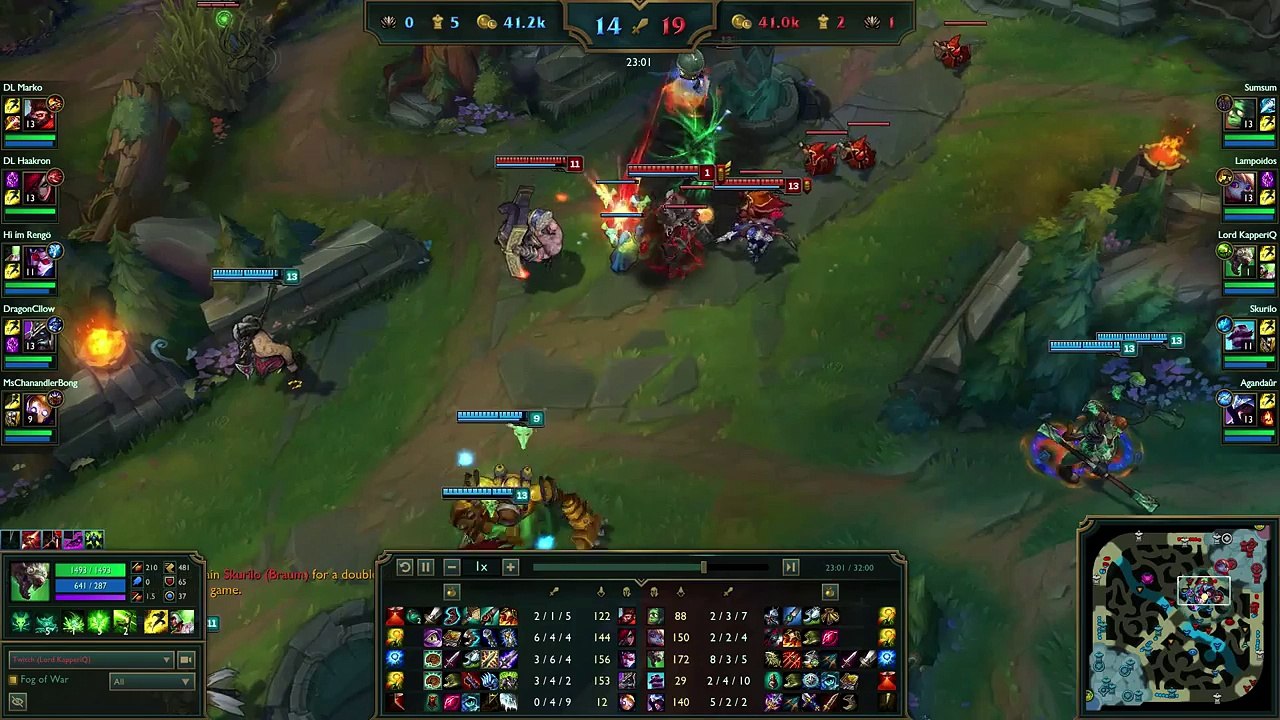 LOL Pentakill Twitch