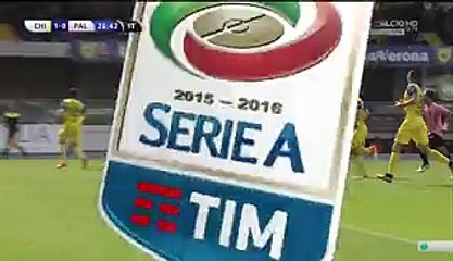 Alberto Gilardino Goal HD - Chievo 1-1 Palermo - 03-04-2016