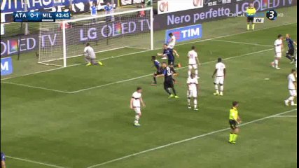 Mauricio Pinilla Goal HD - Atalanta 1-1 AC Milan - 03-04-2016
