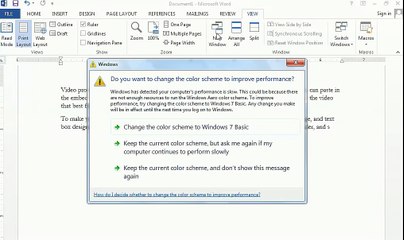 MS WORD 2013 -  Lecture No 30 - View Menu