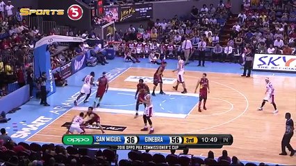 SAN MIGUEL VS. GINEBRA - Q3 - Commissioner's Cup 2016