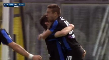 Alejandro Gomez Goal Atalanta 2 - 1 AC Milan Serie A 3-4-2016