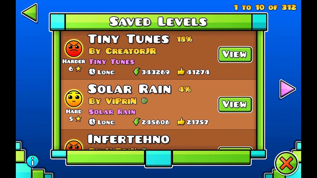Geometry dash _ TINY TUNES by Creator JR ( Por fin me digno) - SnyderYT (1080p)