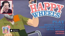 PRETTY WOMAN PLAYS HAPPY WHEELS! (Happy Wheels Funny Moments)