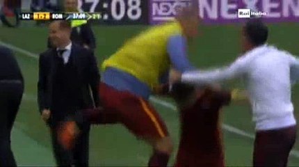 Alessandro Florenzi Goal Lazio 1 - 3 AS Roma Serie A 3-4-2016